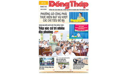 Đón đọc báo Đồng Tháp số ra ngày 8-10