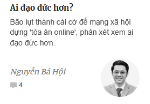 Ai đạo đức hơn?