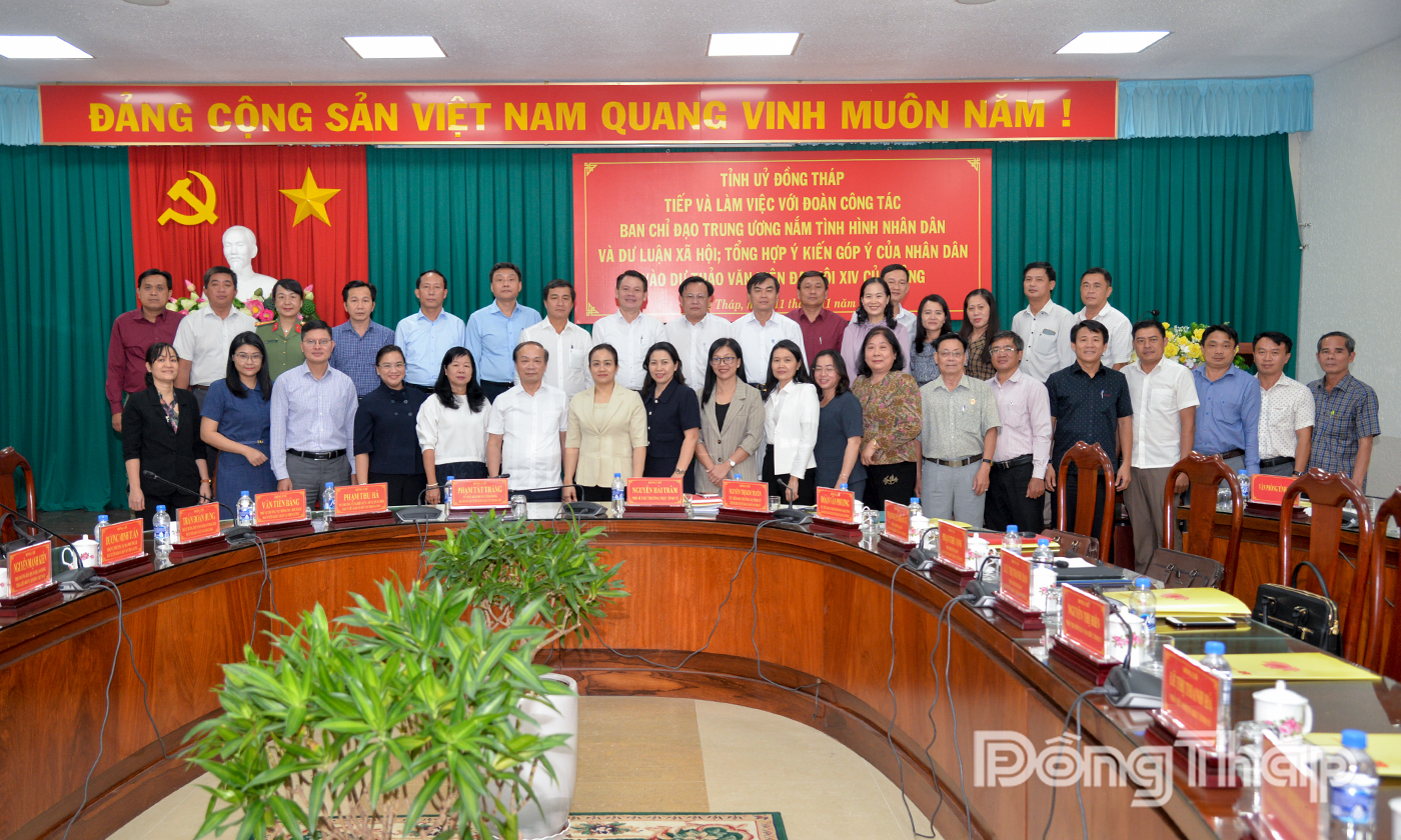Đồng Tháp: Tuyên truyền sâu rộng Dự thảo các Văn kiện trình Đại hội XIV của Đảng Đồng Tháp: Tuyên truyền sâu rộng Dự thảo các Văn kiện trình Đại hội XIV của Đảng