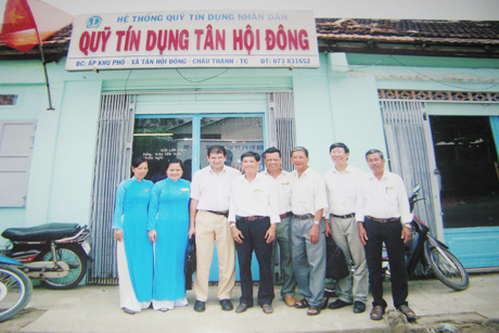 Đại diện Liên đoàn HTX Đức đến khảo sát tình hình hoạt động của Quỹ.