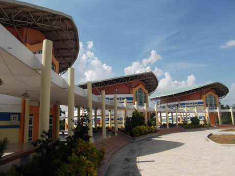Cơ sở mới của Trường Đại học Tiền Giang tại xã Thân Cửu Nghĩa - Châu Thành. Ảnh: Như Lam