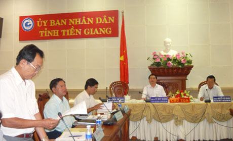  Đoàn công tác Bộ Công thương làm việc với UBND tỉnh Tiền Giang.