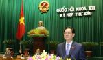 Thủ tướng trình bày Báo cáo của Chính phủ về tình hình KT-XH năm 2013