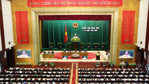 Tại kỳ họp thứ 6, Quốc hội sẽ xem xét, quyết định nhiều nội dung rất quan trọng