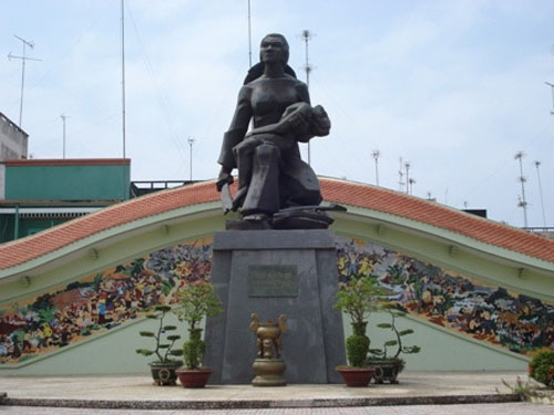 Di tích bia căm thủ Chợ Giữa, Vĩnh Kim.