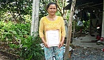 Chị Nguyệt luôn gắn bó với phong trào văn nghệ