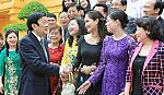 Chủ tịch nước gặp mặt 100 doanh nhân Việt Nam tiêu biểu