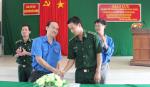 Đoàn TN cụm 6 ký kết nghĩa Chi đoàn Đại đội huấn luyện cơ động