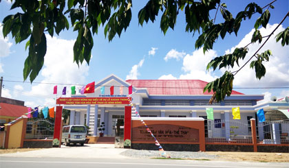 Tiêu chuẩn về phát triển văn hóa - thể thao được TX. Gò Công thực hiện đạt tỷ lệ cao.