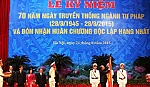 Kỷ niệm trọng thể 70 năm Ngày truyền thống ngành Tư pháp