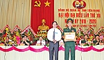 Đảng ủy-BCHQS tỉnh: Nâng cao chất lượng tham mưu đối với công tác QS-QP