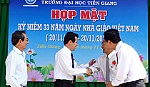 Phó Bí thư Tỉnh ủy chúc mừng tập thể sư phạm Trường ĐH Tiền Giang