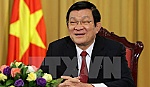 Chủ tịch nước Trương Tấn Sang trả lời báo chí trước thềm năm mới