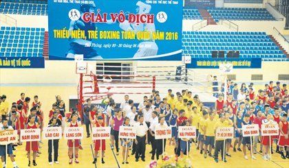 Quang cảnh Lễ khai mạc.