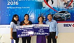 BIDV-Chi nhánh Mỹ Tho: Trao thưởng Chương trình Tri ân khách hàng năm 2016