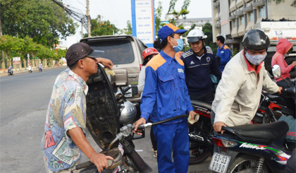 Giá xăng đã tác động làm CPI tháng 7 tăng nhẹ.