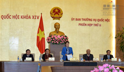 Chủ tịch Quốc hội Nguyễn Thị Kim Ngân phát biểu bế mạc phiên họp. Ảnh: quochoi.vn