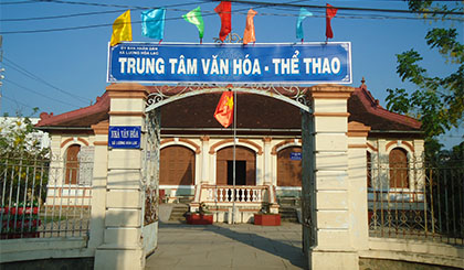 Nhà văn hóa xã Mỹ Phước Tây (TX.Cai Lậy) góp phần nâng cao đời sống tinh thần nhân dân địa phương
