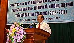 Phấn đấu đến 2020 có từ 50-60% xã, phường, thị trấn có TTVH-TT