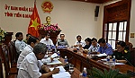 Hội nghị trực tuyến về tình hình an ninh trật tự