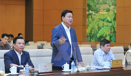 Bí thư Thành ủy Thành phố Hồ Chí Minh Đinh La Thăng. Ảnh: Phạm Kiên/TTXVN
