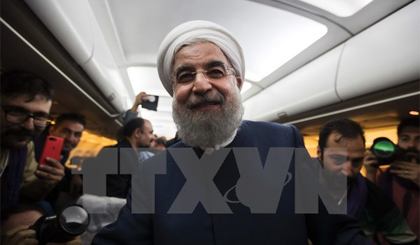 Tổng thống Iran Hassan Rouhani. (Nguồn: AFP/TTXVN)