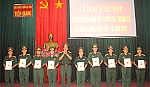 Trao 44 Quyết định thăng quân hàm, nâng lương