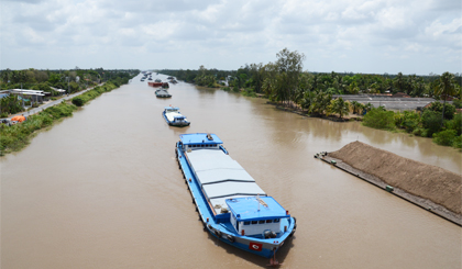 Quy hoạch về nguồn nước và thủy lợi, giao thông, xây dựng sẽ tạo điều kiện để vùng ĐBSCL phát triển. Ảnh: Vân Anh