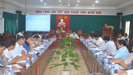 Chú thích ảnh: Hội nghị đánh giá cao công tác quản lý nhà nước trong thời gian qua