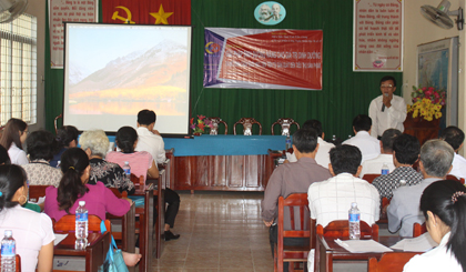 Quang cảnh buổi hội thảo.