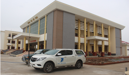 VNPT Tiền Giang điều xe ứng cứu mạng đến huyện Tân Phú Đông.