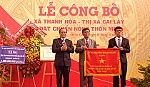 Xã Thanh Hòa đạt chuẩn nông thôn mới