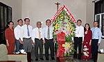 Lãnh đạo tỉnh chúc tết các cơ sở tôn giáo