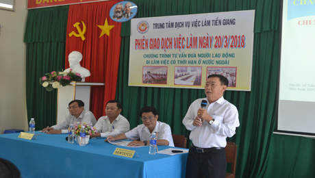Đại diện công ty Newtatco tư vấn đưa người lao động sang Nhật Bản có thời hạn