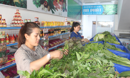 Sau thời gian tổ chức thí điểm, giờ chỉ còn Cửa hàng Nông sản Thực phẩm sạch, an toàn An Phát duy trì hoạt động.  