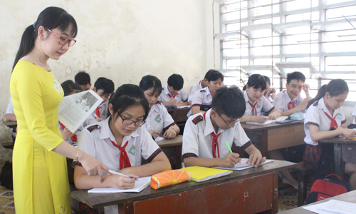 Tỷ lệ tốt nghiệp THCS năm học 2017-2018 trên địa bàn tỉnh đạt bình quân 99,85%