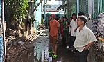 Bà hỏa thiêu rụi 1 căn nhà ở TP. Mỹ Tho