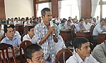 Cử tri huyện Cái Bè quan tâm đến vấn đề xây dựng nông thôn mới