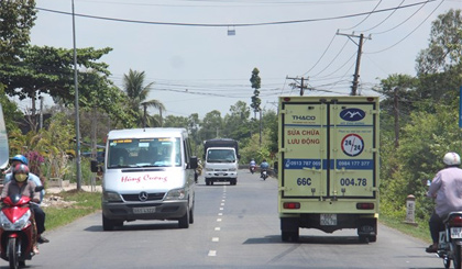 Quốc lộ 30 hiện hữu. Ảnh: baogiaothong.vn