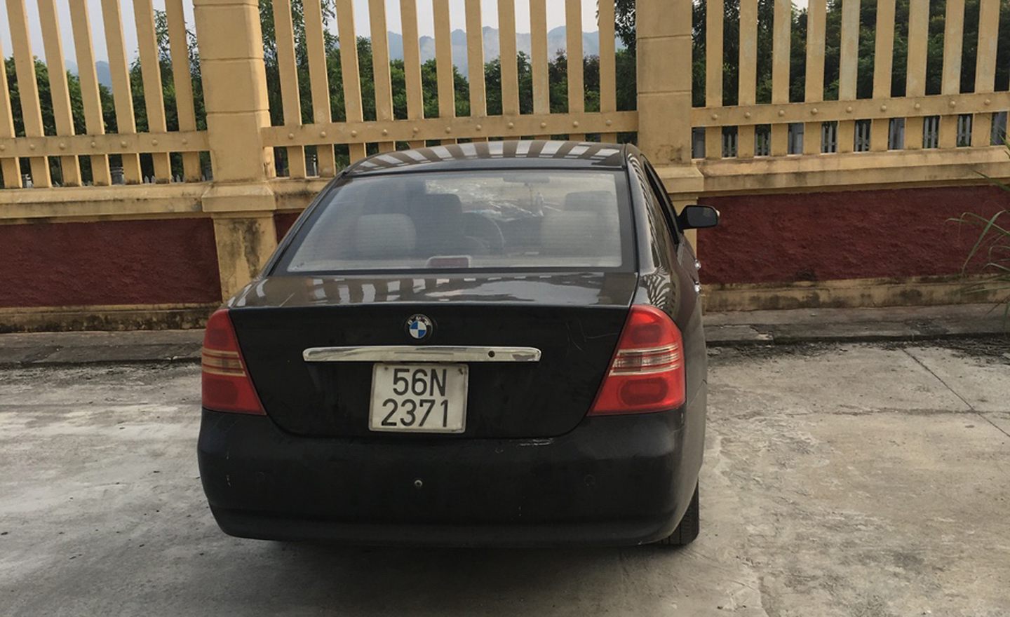 Chiếc xe tang vật bị lấy trộm.