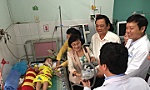 Bé Phan Thành Đạt đã nhận được máy thở