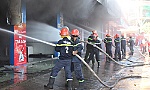 Cháy lớn tại cửa hàng trưng bày, sửa chữa xe của Mitexco