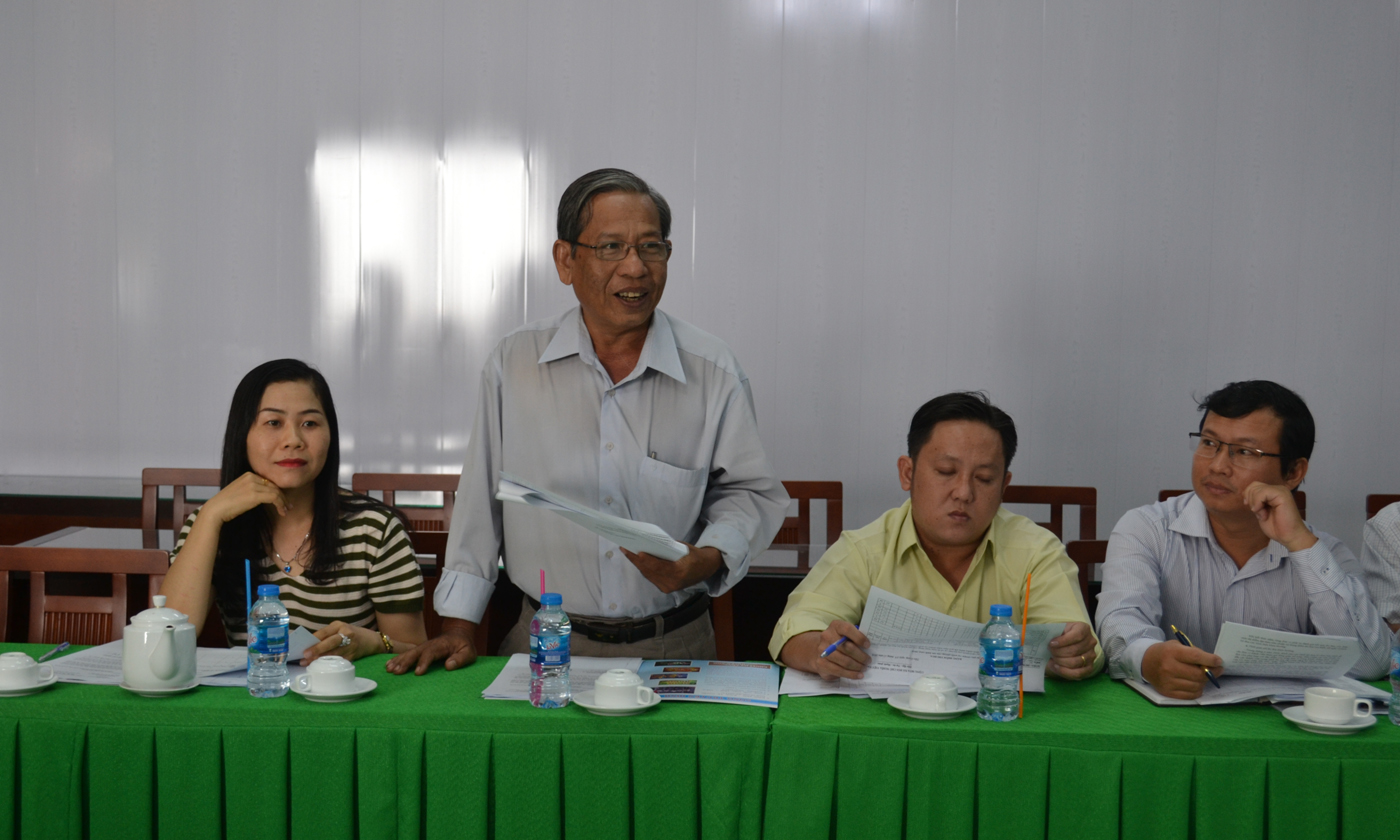 Đại biểu phát biểu ý kiến tại hội nghị