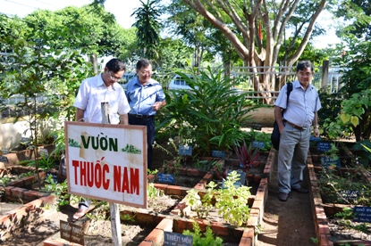 Vườn thuốc mẫu được duy trì tại tất cả các trạm y tế trong tỉnh