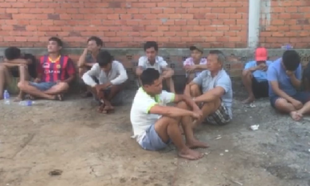 Hiện trường vụ đá gà.