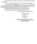THÔNG BÁO MỜI THẦU