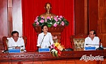 Liên hiệp các tổ chức hữu nghị Việt Nam làm việc với tỉnh Tiền Giang