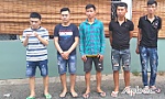 Bắt 5 thanh niên tàng trữ hung khí tự chế nguy hiểm