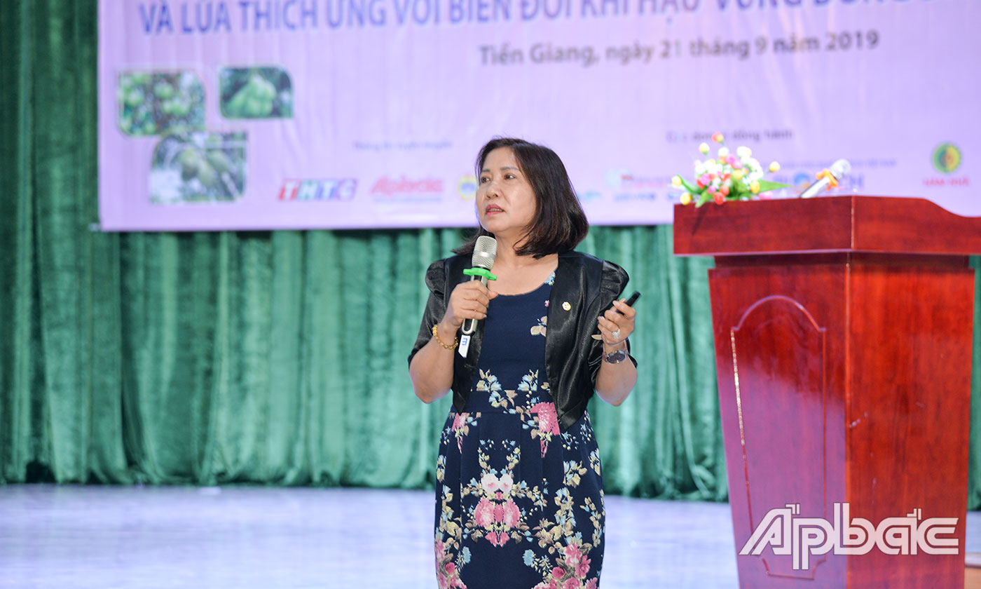 các chuyên gia, nhà khoa học đã đưa ra các giải pháp ứng phó với biến đổi khí hậu cho cây ăn quả vùng ĐBSCL.