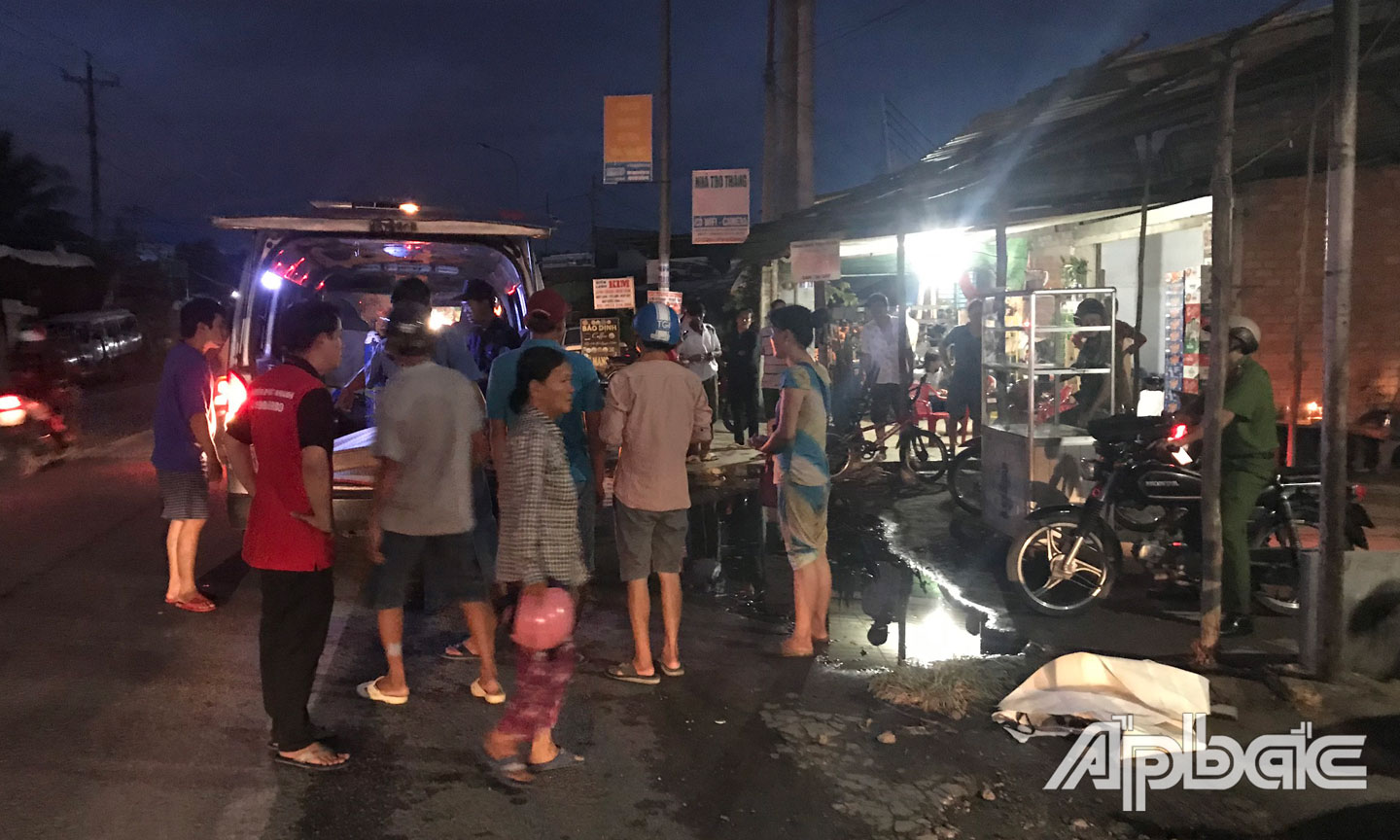 Hiện trường xảy ra vụ việc.